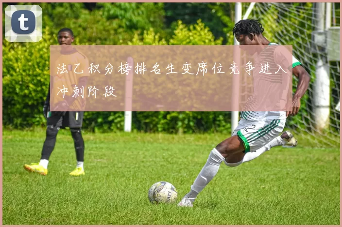 法乙积分榜排名生变席位竞争进入冲刺阶段