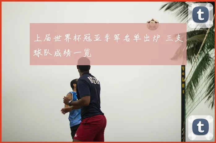 上届世界杯冠亚季军名单出炉 三支球队成绩一览